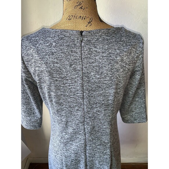 Emma & Michele Peek A Boo Fronted Bodycon Grey Dress with Half Sleeves Sz MEDIUM - Picture 8 of 16